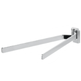 LINDO Towel holder with two movable arms - Sanitary accessories