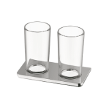 LIV double glass holder - Sanitary accessories