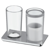 LIV Glass holder and hygiene utensils box - Sanitary accessories