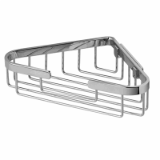 Wire soap basket, corner model with concealed fixing - Sanitary accessories