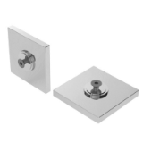 Adesio adhesive set, square, shower sliding bar, type KWC Fit - Sanitary accessories